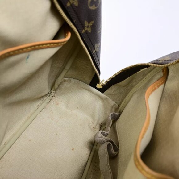 AUTHENTICITY GUARANTEED LOUIS VUITTON LV Logo Deauville Hand Bag Monogram - Picture 9 of 16